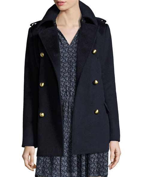 michael kors military wool peacoat|Wool.